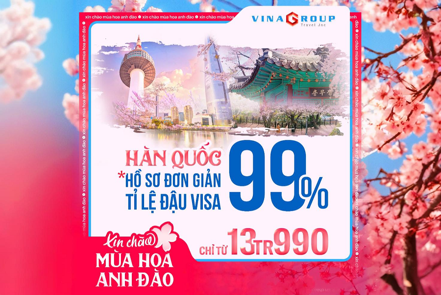 Tour Hàn Quốc - Seoul - Nami - Lotte - Công Viên Yeouido